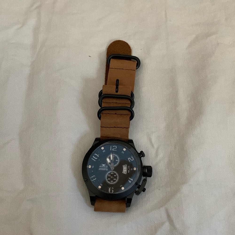 Infantry Watch Co. Aviateur Midnight Viper Watch.